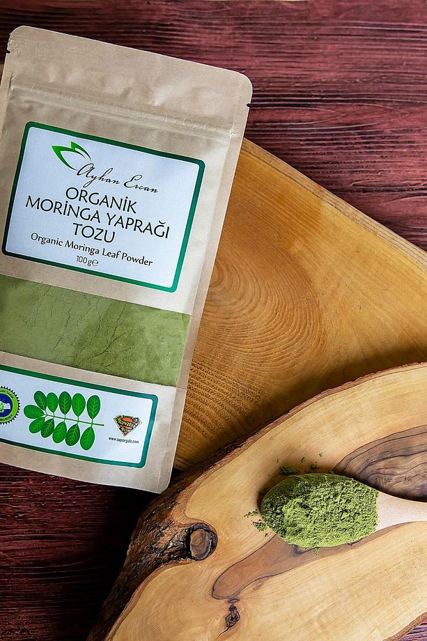 Organik Moringa Yaprağı Tozu 100 G - 2