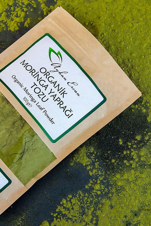 Organik Moringa Yaprağı Tozu 100 G - 3