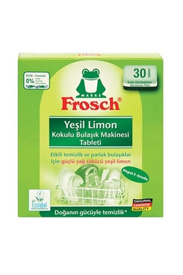 Green Lemon Dish Detergent Tablet 30 Pieces (2 Boxs)