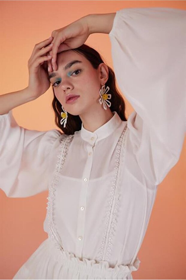 Pixie Gömlek Beyaz - 2