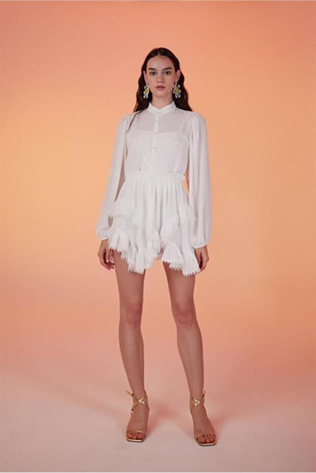 Pixie Gömlek Beyaz - 3