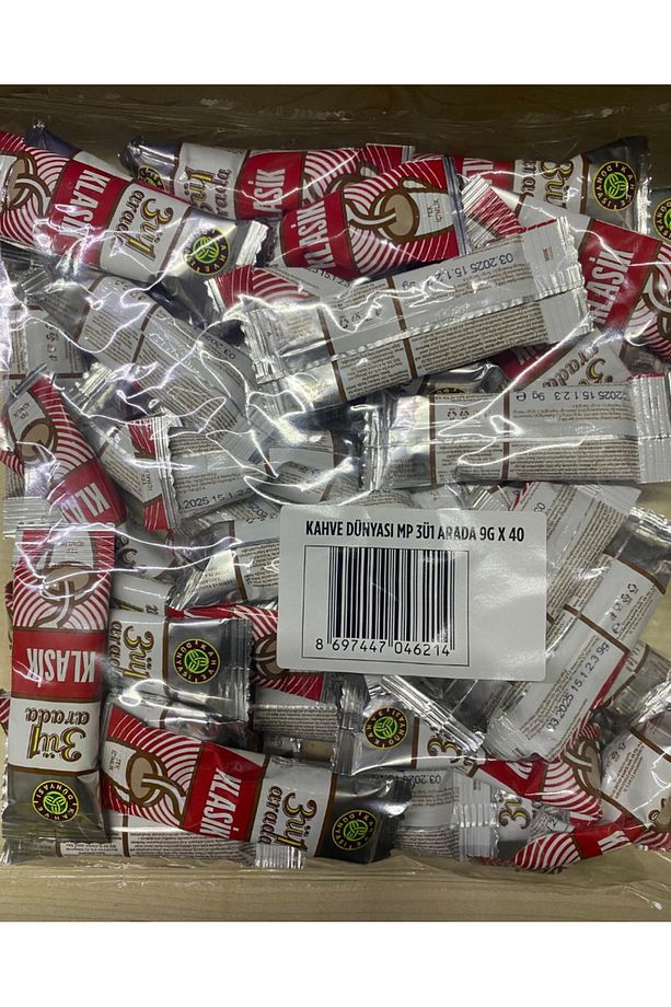 3’ü 1 Arada Klasik Hazır Kahve 9g X 40 | Ofis Seti & Hediyelik Kullanıma Uygun - 3