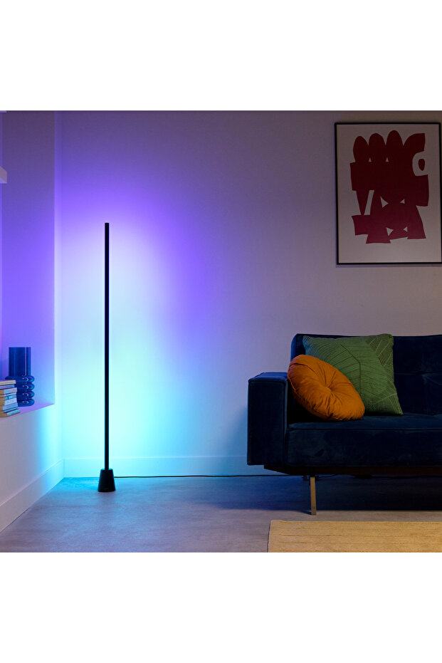 Gradient Zemin Lambası - Siyah (140 cm) - 8