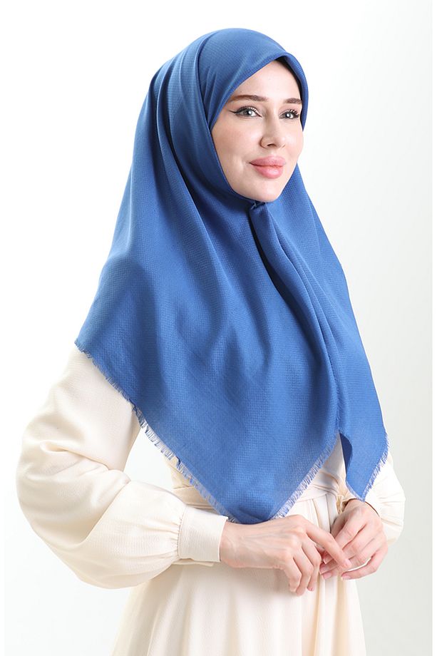 Koton Jakarlı Eşarp 90199-04 Saks - 3