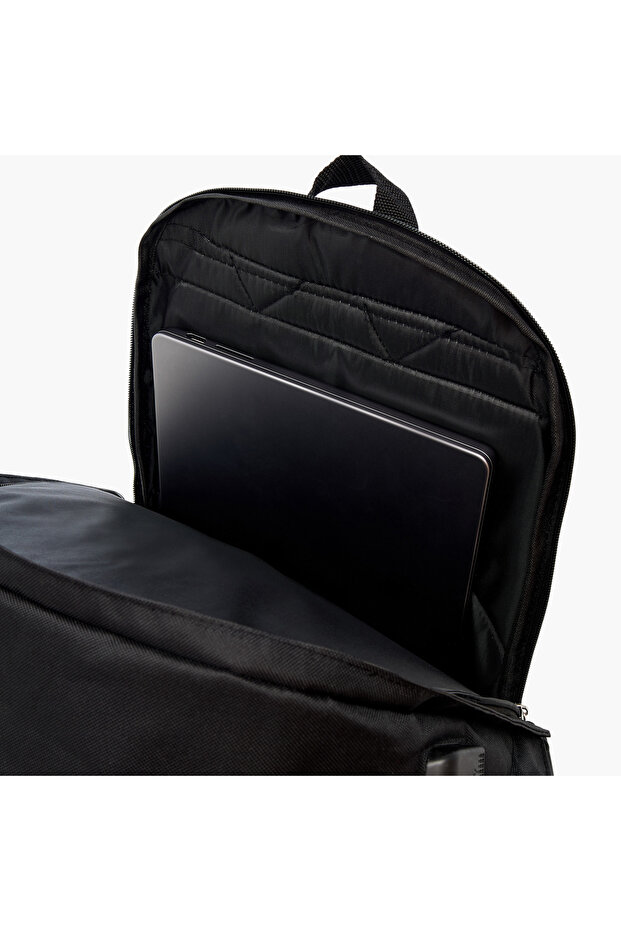 حقيبة ظهر متينة بأحزمة قابلة للتعديل وسحاب للإغلاق - 16 بوصة - 7