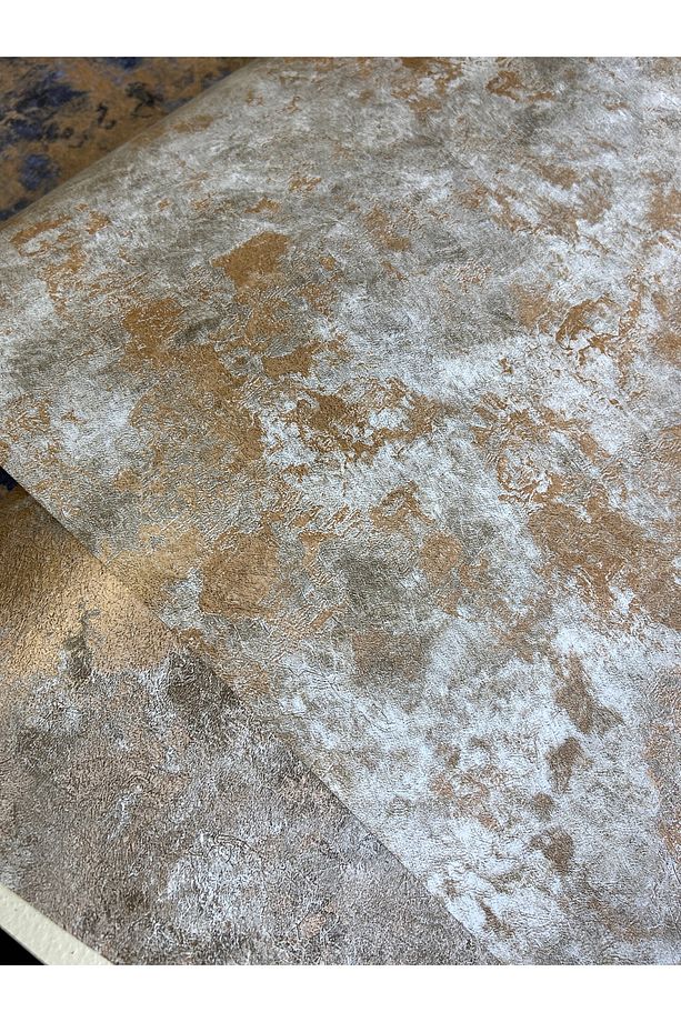 Tutkal Hediye Krem Üzeri Bakır Granit Efekt Silinebilir 53x10 Metre - 1