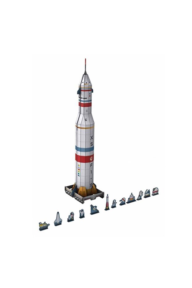 3D Space Rocket - Book and 3D Model - 1