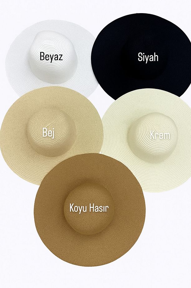 İsme Özel Yazlık Hasır Şapka-Kişiselleştirilebilir Hasır Şapka - 2