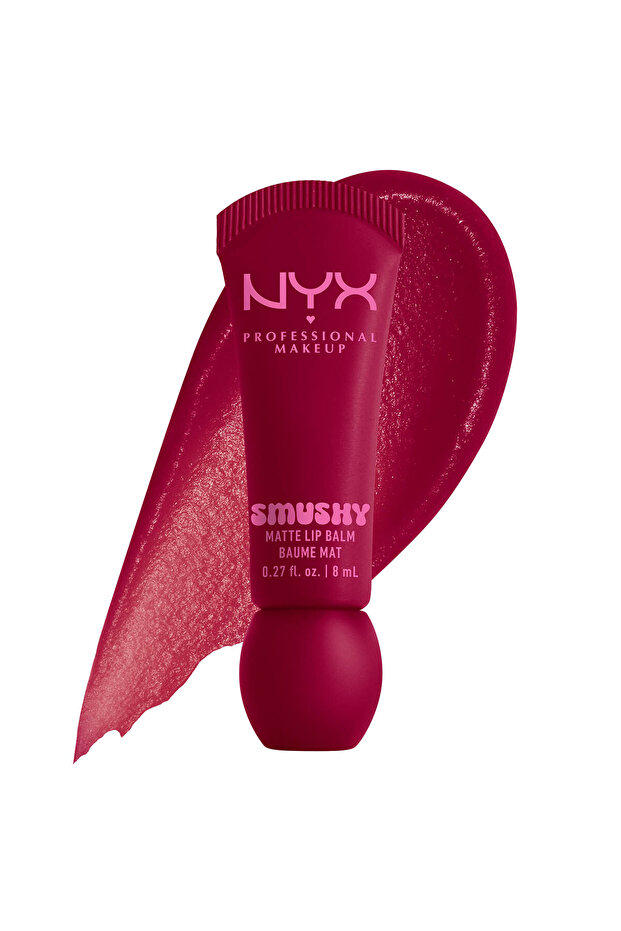 Smushy Matte Lip Balm, Soft Diffused Color, Matte Finish, Squeeze N' Sizzle
