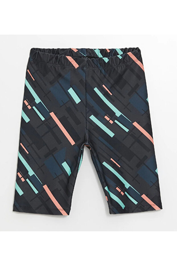 Girl's Active Short Leggings Anthracite- Derek