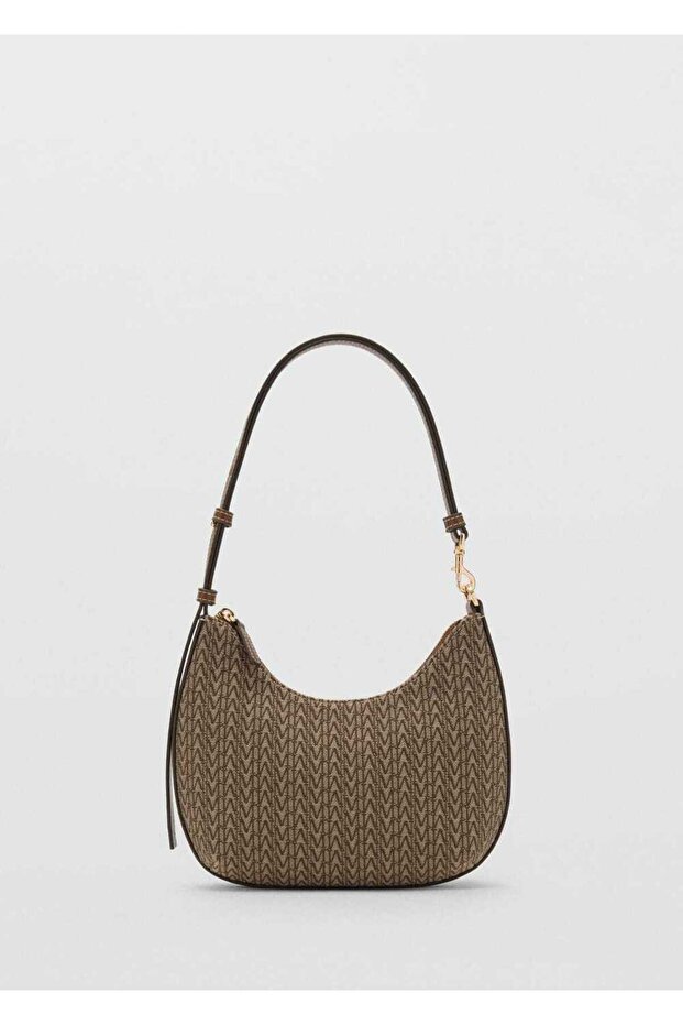 Logo desenli jakar omuz çantası - 3