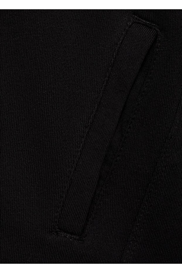 Fermuarlı kapüşonlu sweatshirt - 4