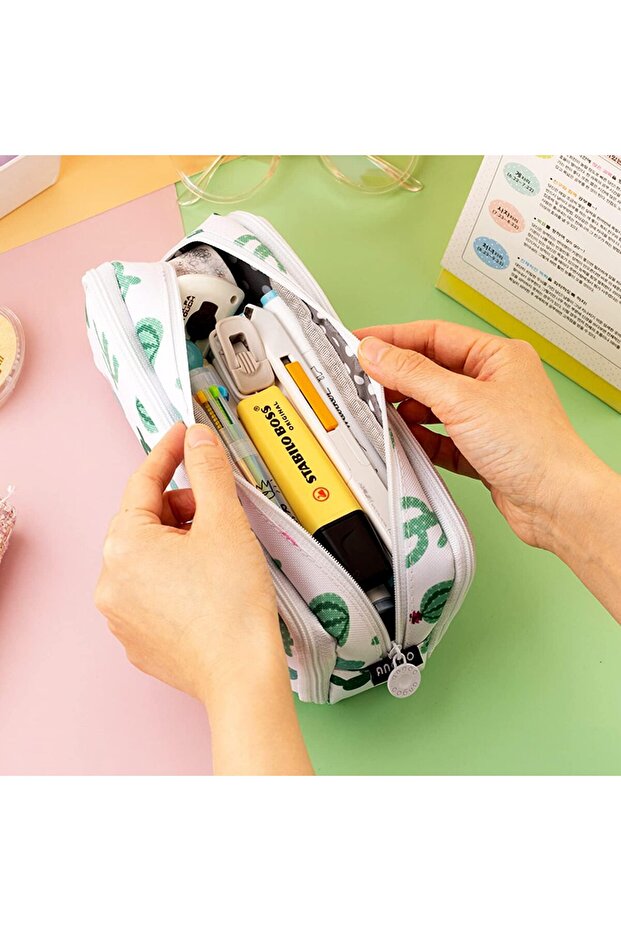 حافظة أقلام رصاص من Kavai متعددة الوظائف ومتعددة الأقسام - 3