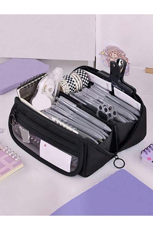 Kavai Penholder Pencil Case Multi-Function Multi-Compartment - 3