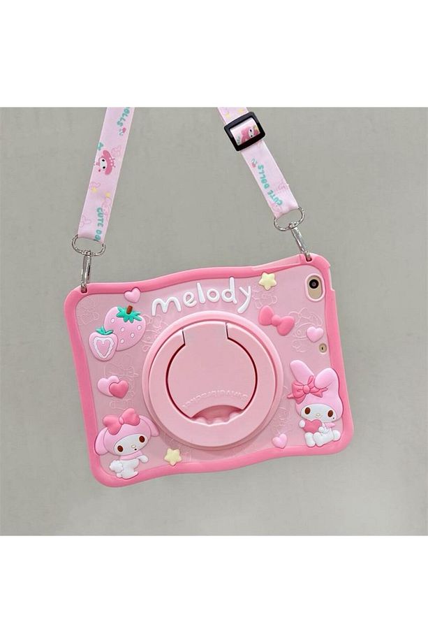 Samsung Galaxy Tab S9 FE Plus/S7 FE/S7/S8/S9/S10 Plus 12.4inç Kılıf Cute Dolls Standlı Eğlenceli 3D - 1