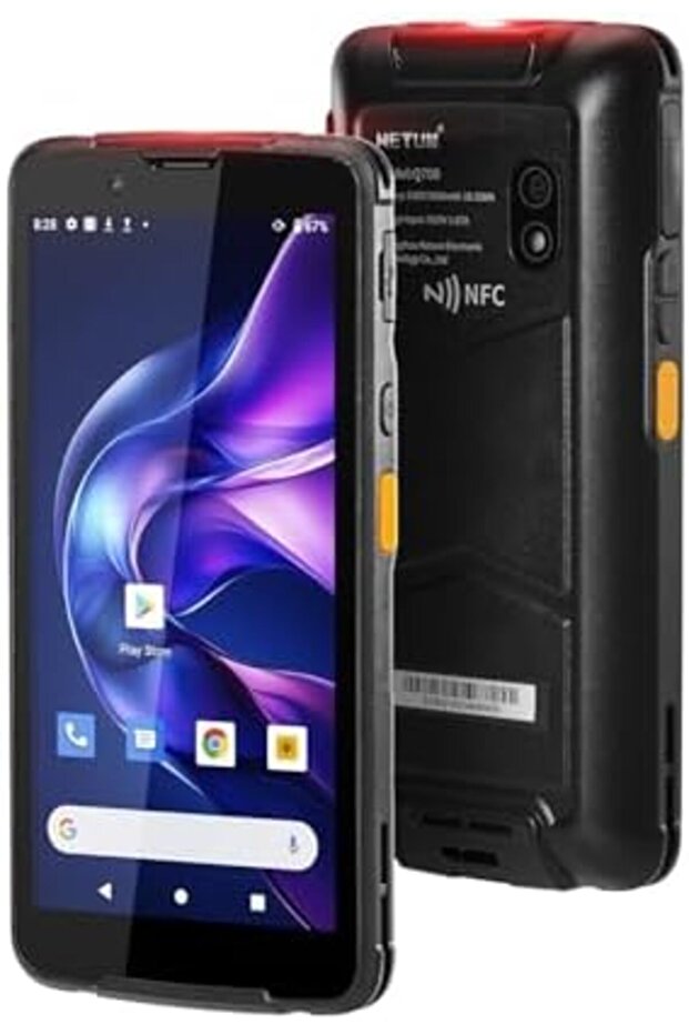 Android 11 Handheld Barcode Scanner Mobile Computer, Q700 Portable PDA 1D 2D Bar Code Reader W - 2