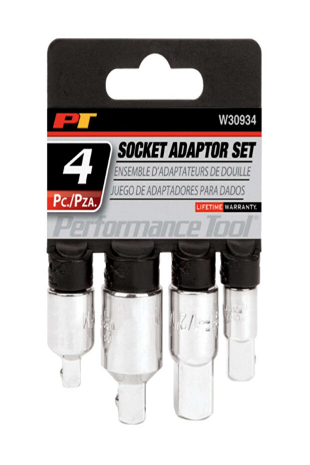 4-Piece Ergonomic Design Socket Adaptor Set - 1