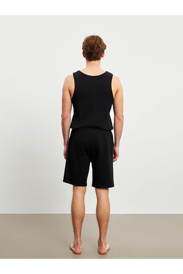 Slim Fit Erkek Pijama Alt Şort (S5) - 4