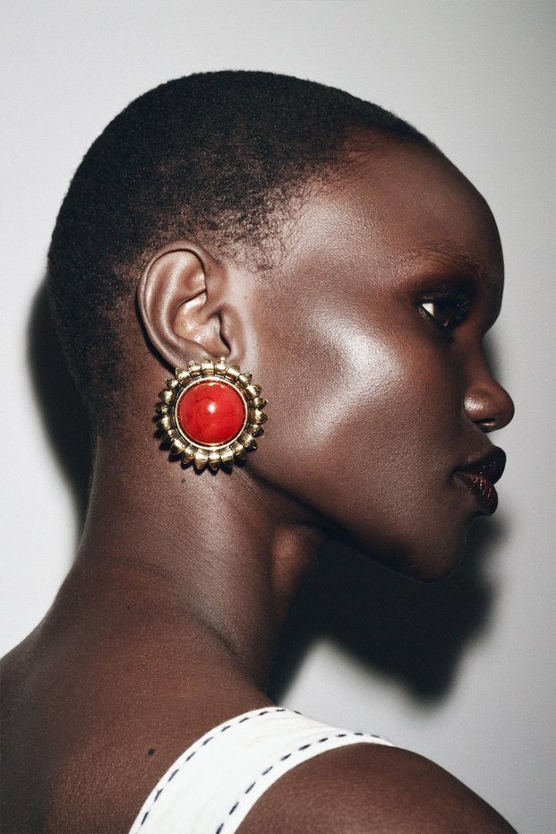 Zra Brand Model ๐ฅ Scarlet Sun Vintage Earrings ๐