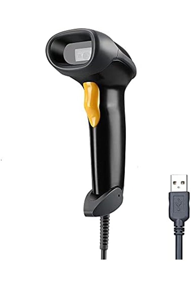 ماسح باركود محمول ثنائي الأبعاد بمنفذ USB، ماسح باركود سلكي أوتوماتيكي، مصفوفة بيانات PDF417، باركود R - 1