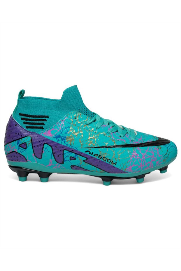 Laliga 565 Kids Turquoise-Purple (31-35) Football Boots