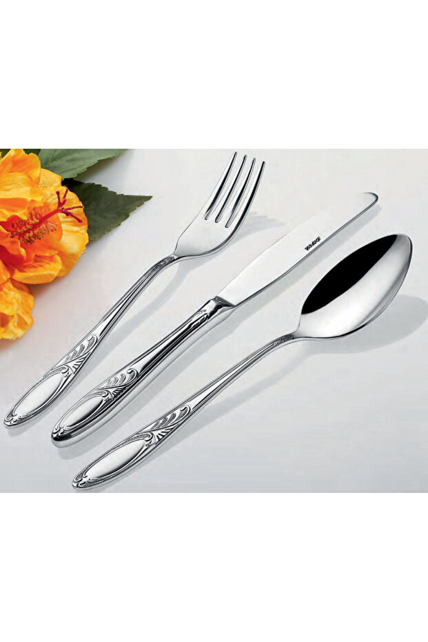 Zümrüt Model Yemek Kaşık 12 Adet - 2