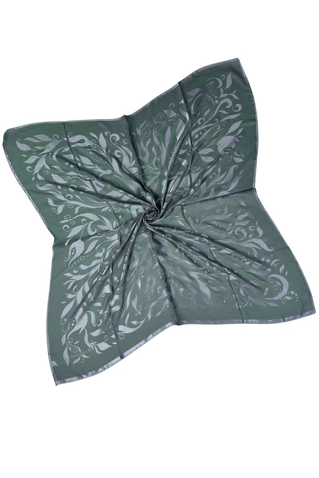 Eșarfe egiptene Eșarfă Devore cu model de flori - 3