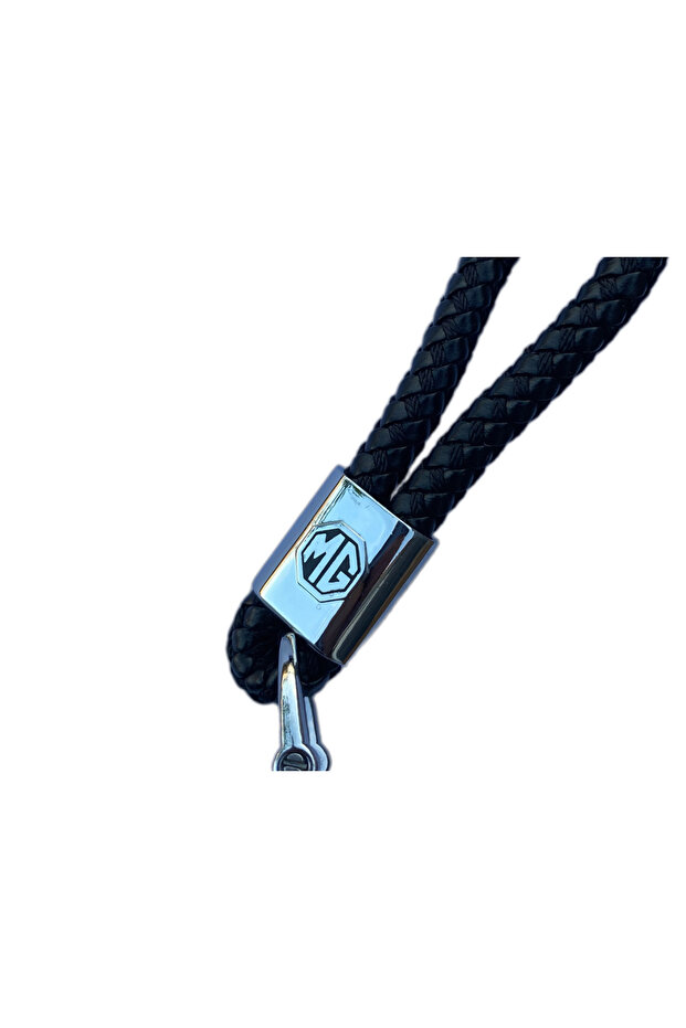 Leather Braided Keychain Accessory Compatible with Mg - 1