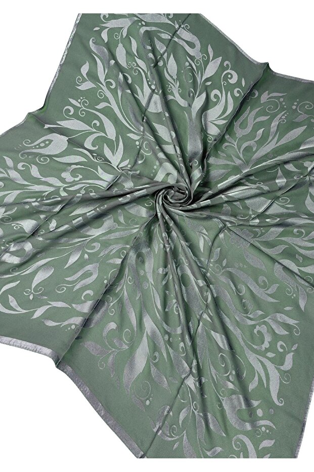 Eșarfe egiptene Eșarfă Devore cu model de flori - 2