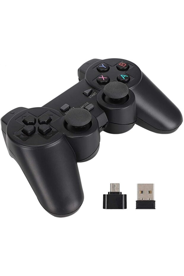 وحدة تحكم لاسلكية PS-3 مزودة بعصا تحكم مطورة عالية الأداء وبطارية قابلة لإعادة الشحن - 1