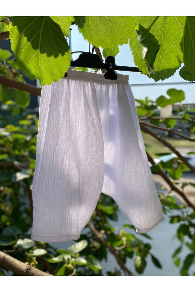 Müslin Unisex Şalvar - 1