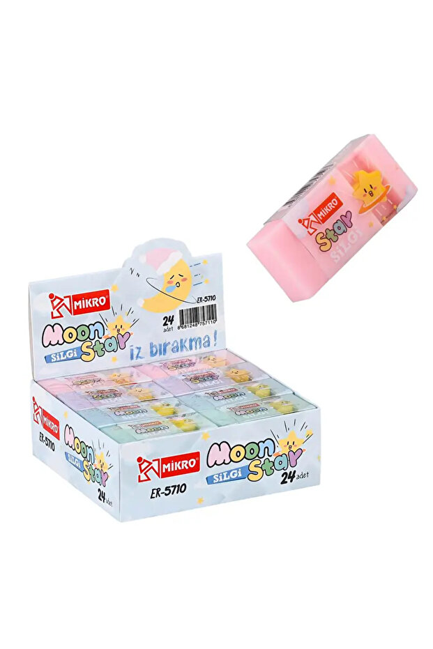 ممحاة باستيل ستار Er-5710 (عبوة من 24 قطعة)