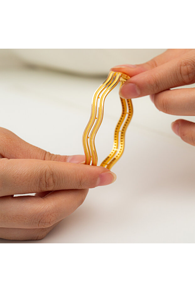 Dalgalı Ajda Kelepçe - 2