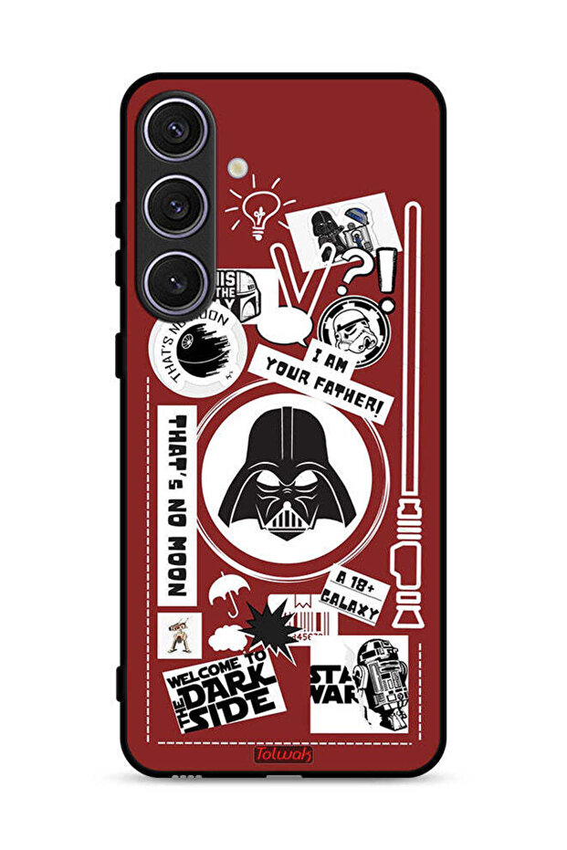 غطاء حماية لهاتف Samsung Galaxy S24 Plus 5G ملصق Welcome To The Dark Side