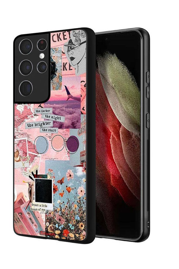 Samsung Galaxy S21 Ultra 5G Protective Case Cover The Darker The Night The Brighter The Stars