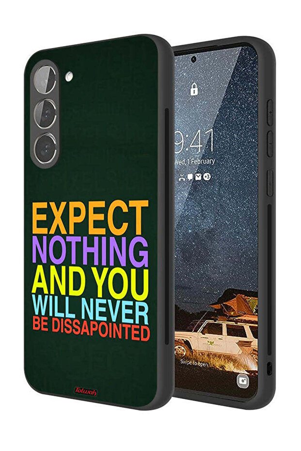 غطاء حماية لهاتف Samsung Galaxy S23 Plus 5G لا تتوقع شيئًا ولن تشعر بخيبة الأمل أبدًا