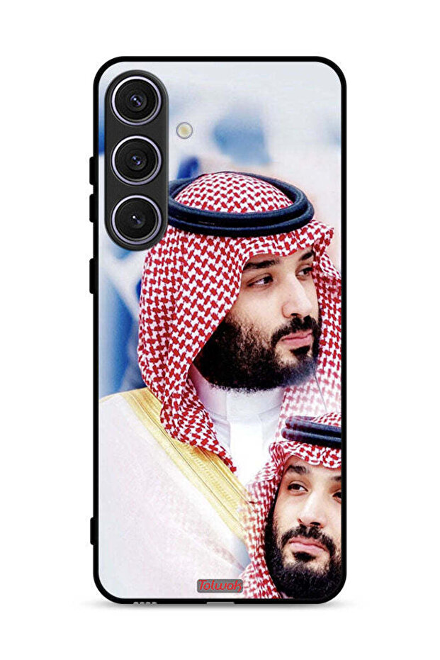 غطاء حماية لهاتف سامسونج جالكسي إس 25 بلس محمد بن سلمان