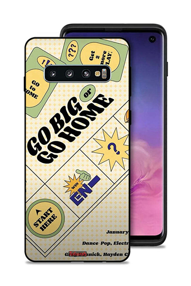 غطاء حماية لهاتف Samsung Galaxy S10 - إما أن تكون كبيرًا أو أن تبقى في المنزل