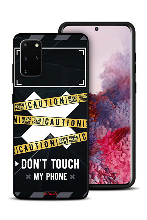 Samsung Galaxy S20 Plus Protective Case Cover Caution Never Touch My Phone