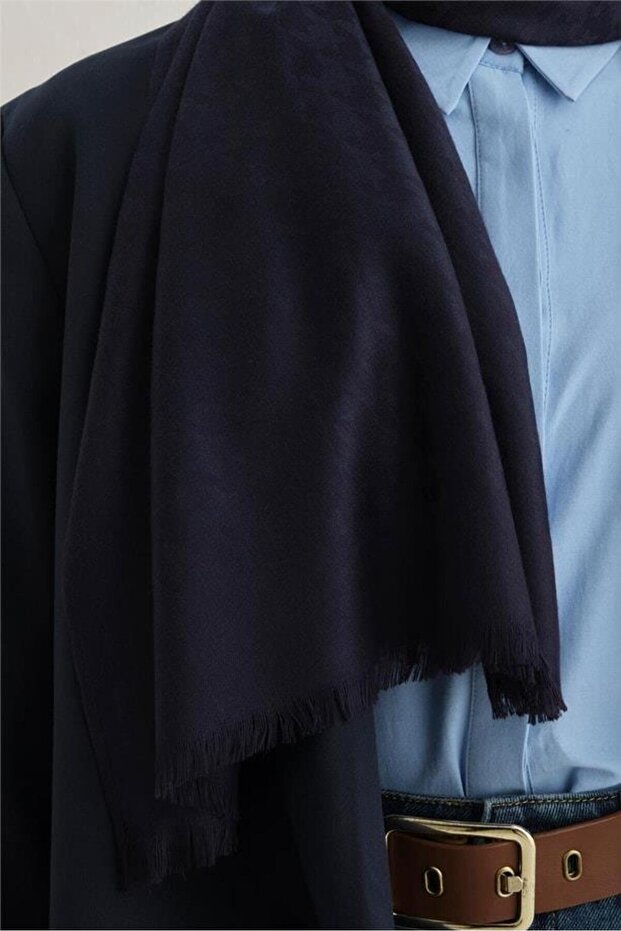 Viscon Houndstooth Pattern Shawl 08 - 2