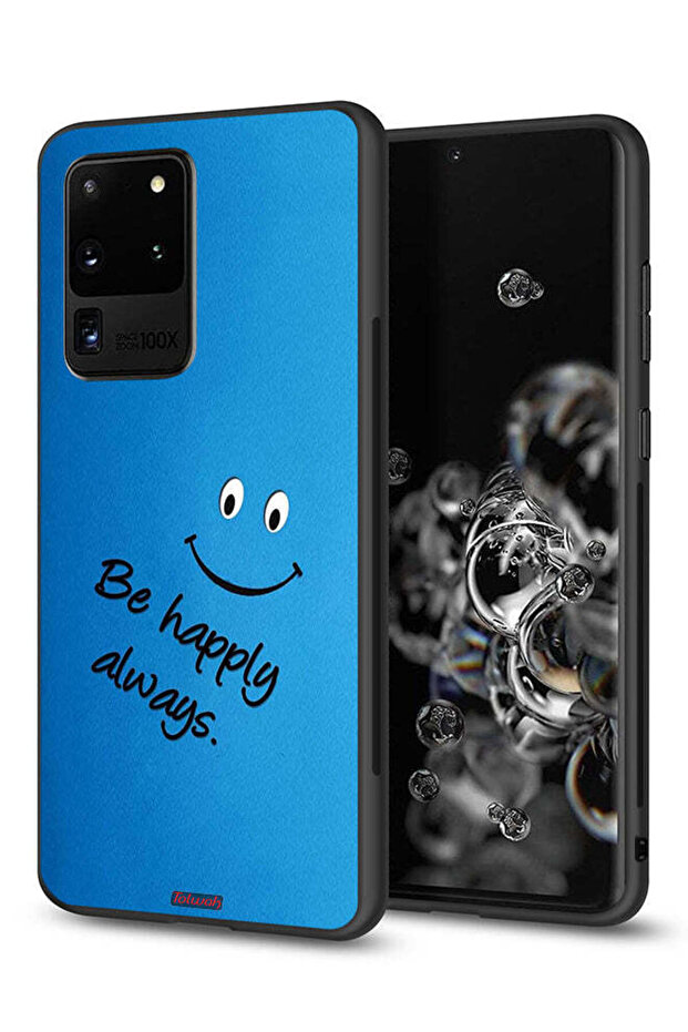 Samsung Galaxy S20 Ultra Protective Case Cover Be Happy Always