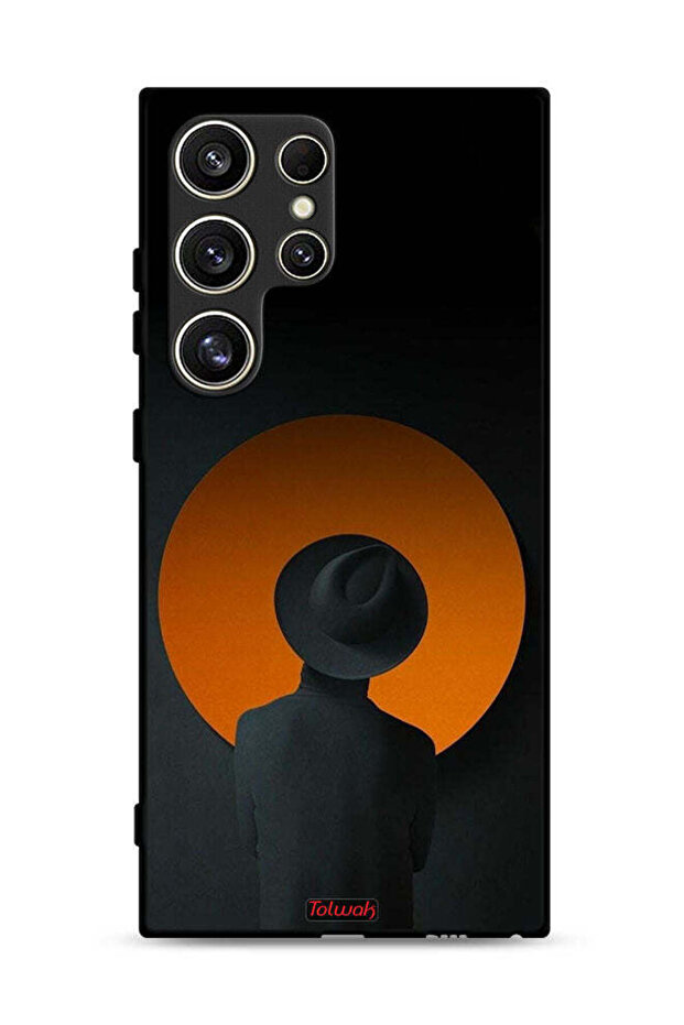 Samsung Galaxy S24 Ultra 5G Protective Case Cover Hat Boy Art