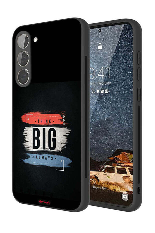 غطاء حماية لهاتف Samsung Galaxy S23 Plus 5G - فكر دائمًا بشكل كبير