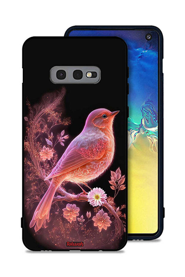 غطاء حماية لهاتف Samsung Galaxy S10e بتصميم طائر لطيف