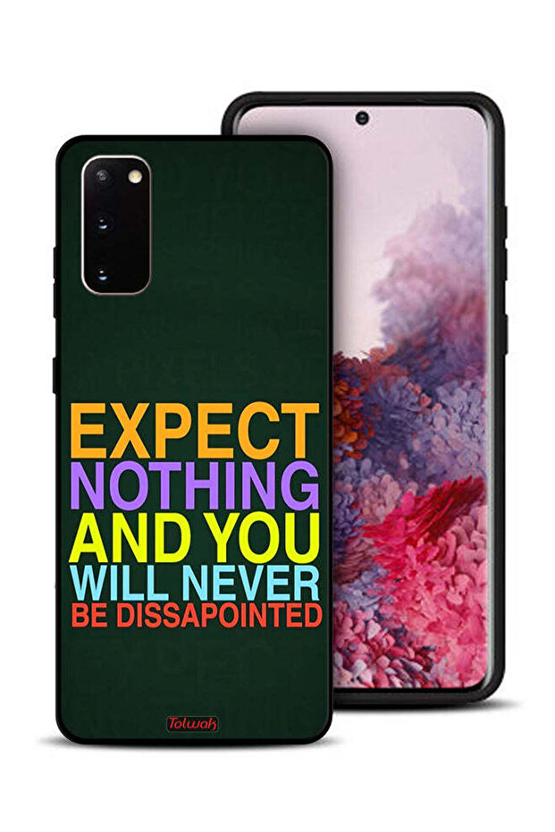 Samsung Galaxy S20 Protective Case Cover Expect Nothing And You Will Never Be Disappointed