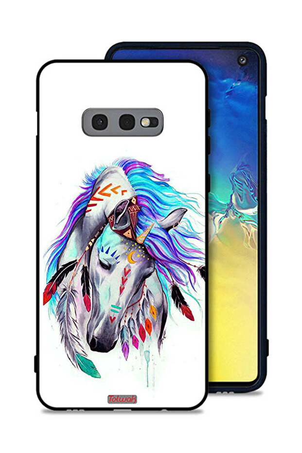 غطاء حماية لهاتف Samsung Galaxy S10e بتصميم حصان