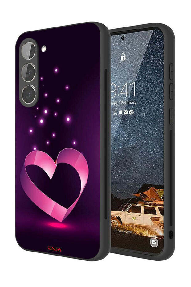 Samsung Galaxy S23 5G Protective Case Cover Heart Art