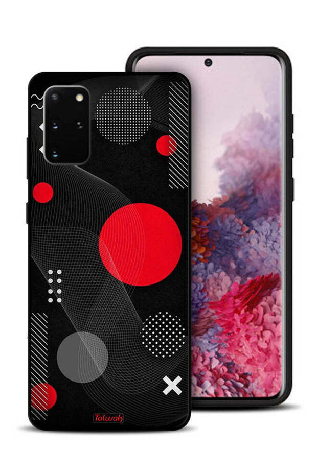 Samsung Galaxy S20 Plus Protective Case Cover Round And Cross Shape Pattern