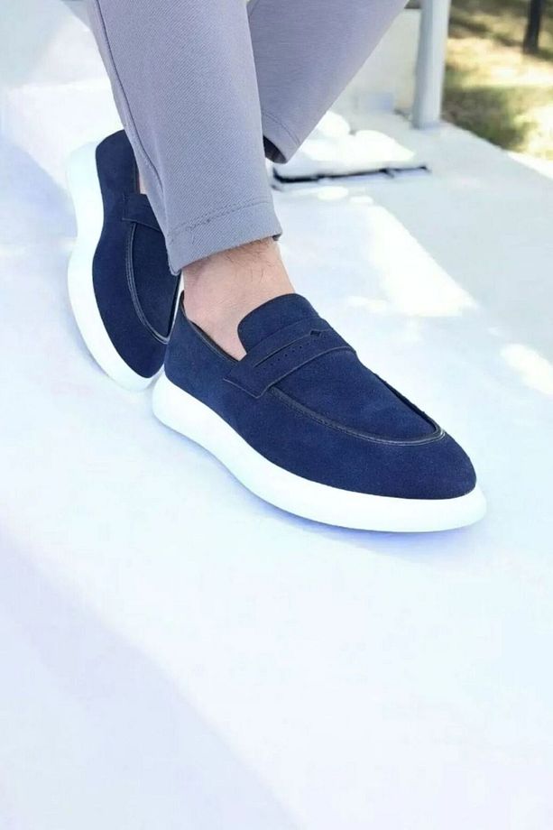 Hafif Spor Tabanlı Sneaker Taban Mokasen Erkek Günlük Loafer - 3