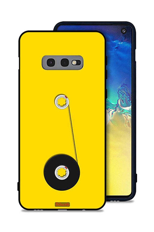 غطاء حماية لهاتف Samsung Galaxy S10e بتصميم عجلة كاسيت